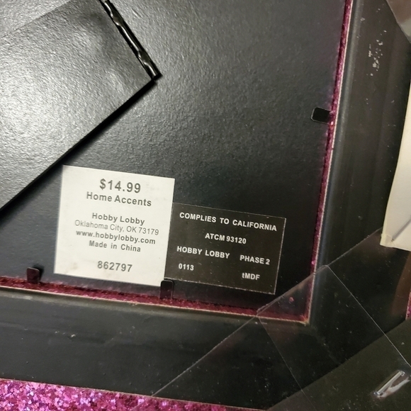 Green Tree Sparkly Fuscia wide rimmed phot… - Picture 5 of 10